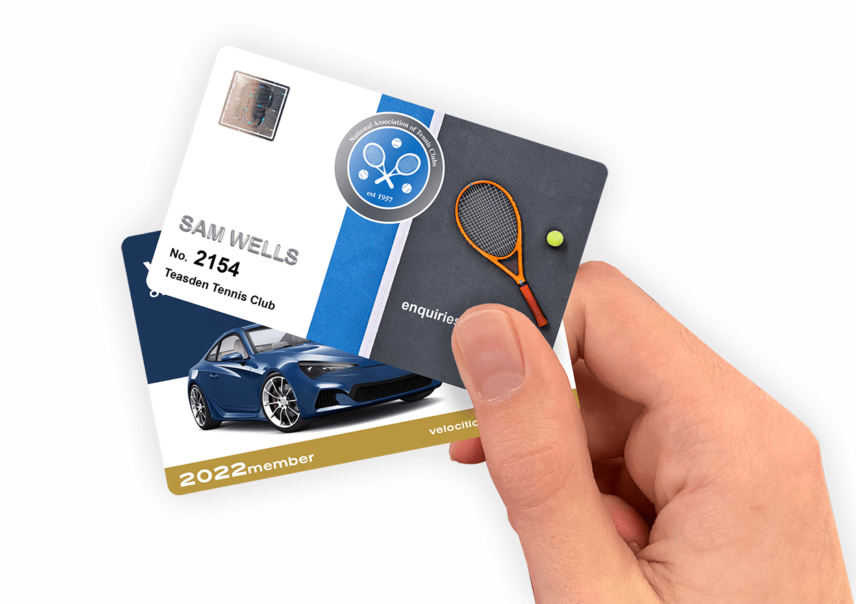 National tennis club membership card